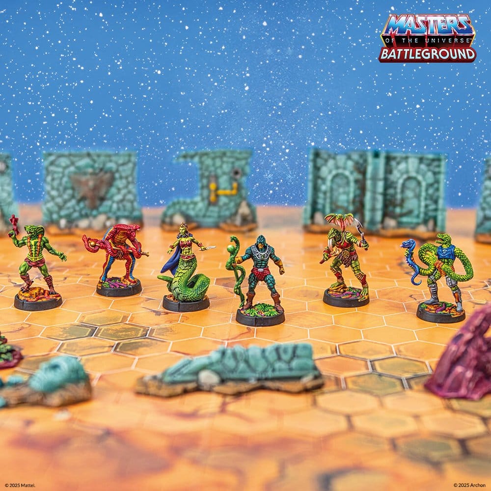 Masters of the Universe: Battleground Miniatures Game Wave 8: Snake Men Faction *Spanish Version*