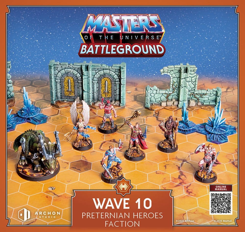 Masters of the Universe: Battleground Miniatures Game Wave 10: Preternian Heroes Faction *Spanish Version*