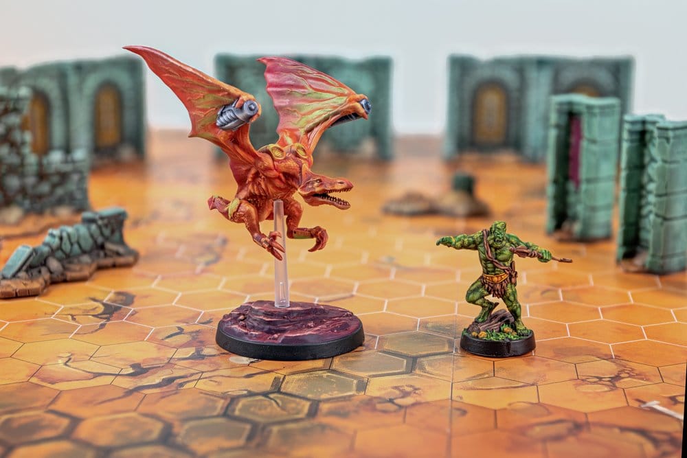 Masters of the Universe: Battleground Miniatures Game Wave 11: Preternian Heroes Moss Man / Turbodactyl *French Version*
