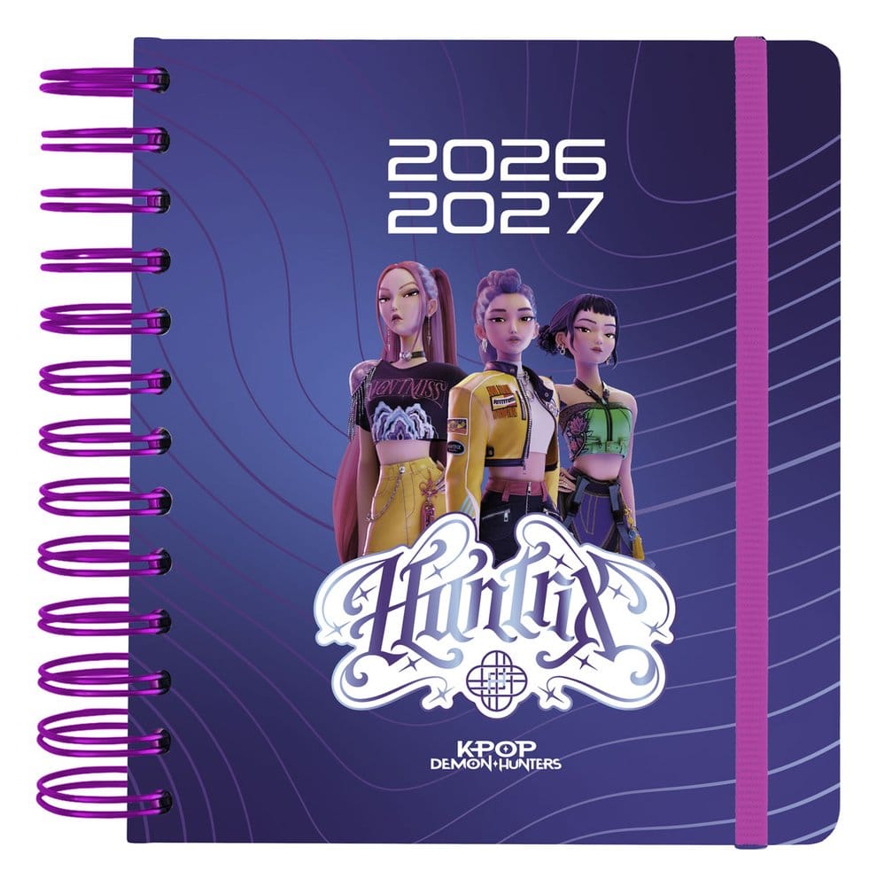 KPop Demon Hunters School Diary daily planner 2026/2027 A5