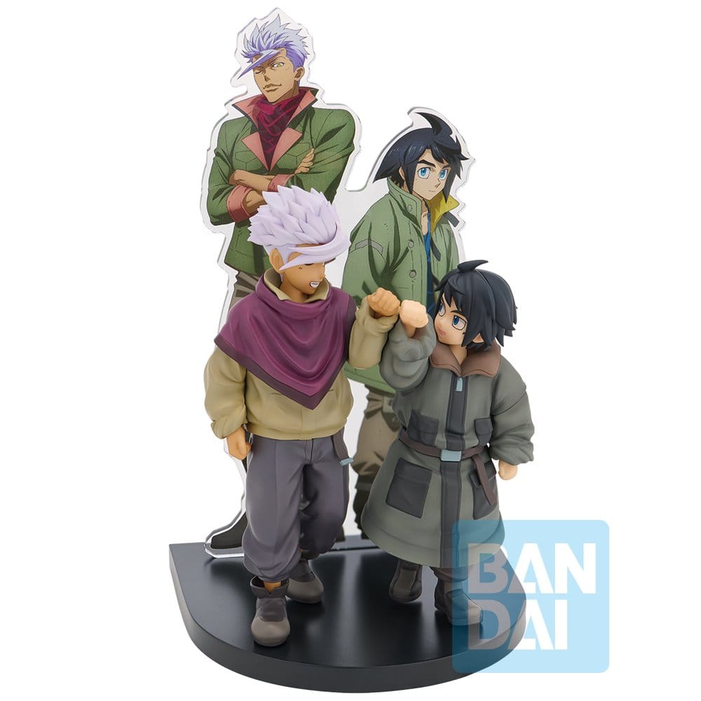 Mobile Suit Gundam: Iron-Blooded Orphans Ichibansho PVC Statue Mikazuki & Orga 18 cm