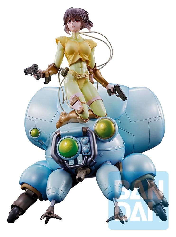 The Ghost in the Shell Ichibansho PVC Figure Motoko Kusanagi & Fuchikoma Vers. Blue 22 cm