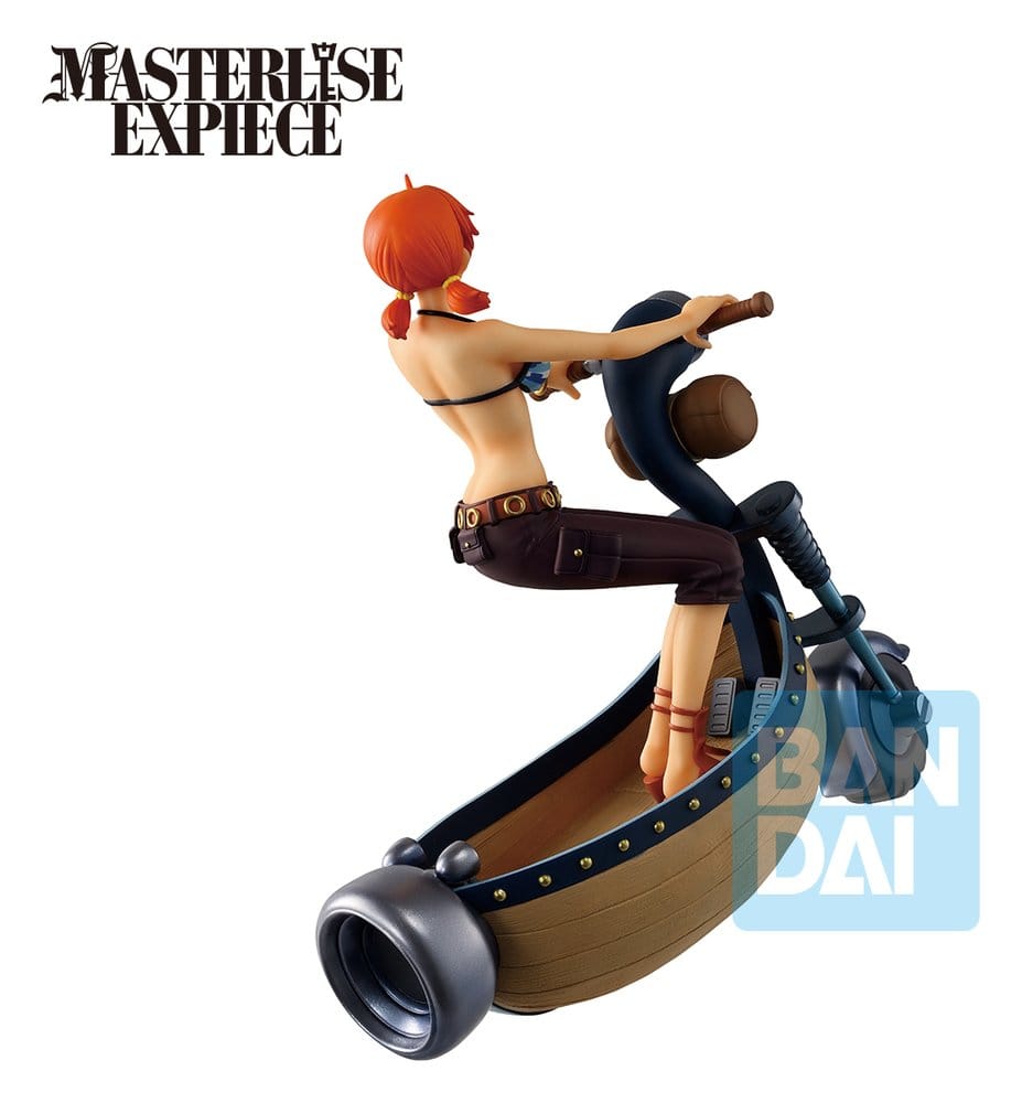One Piece Playing Love Song in the Sky Ichibansho Masterlise Expiece PVC Figure Nami 18 cm