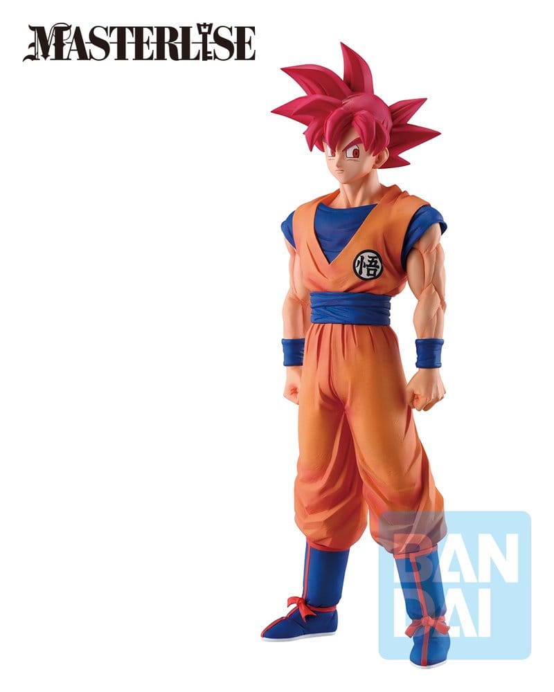 Dragon Ball Super Beerus Ichibansho Masterlise PVC Figure Super Saiyan God Son Goku (Battle of Gods) 25 cm