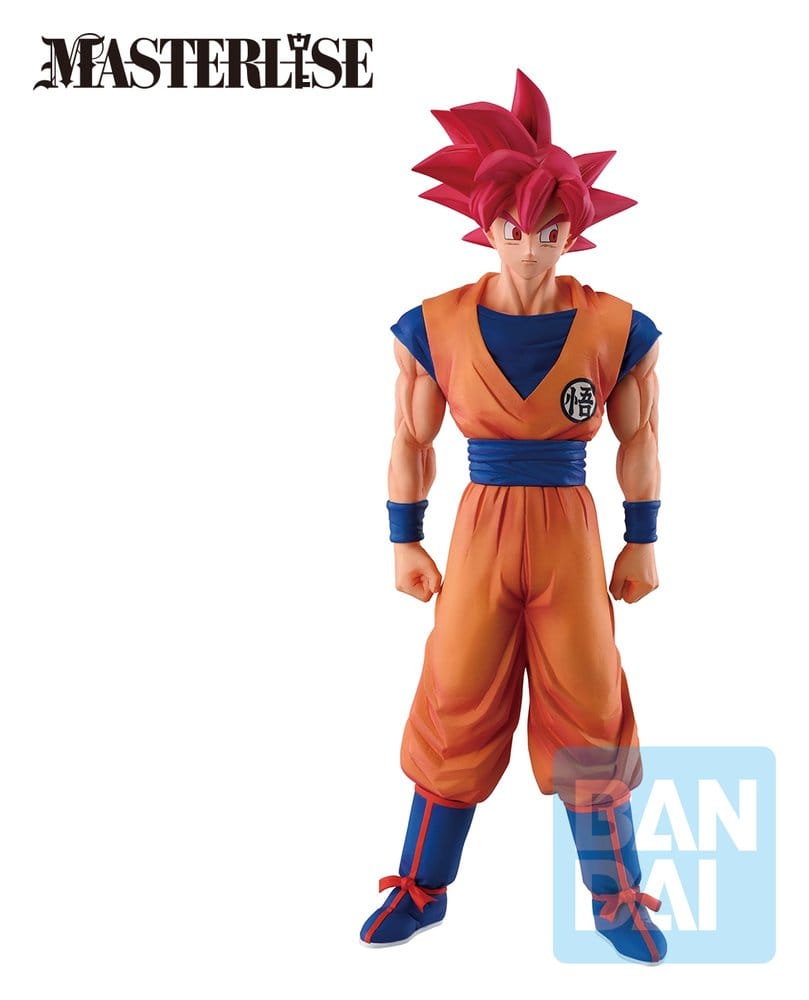 Dragon Ball Super Beerus Ichibansho Masterlise PVC Figure Super Saiyan God Son Goku (Battle of Gods) 25 cm
