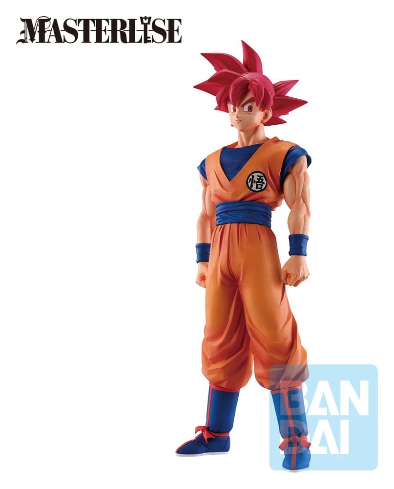 Dragon Ball Super Beerus Ichibansho Masterlise PVC Figure Super Saiyan God Son Goku (Battle of Gods) 25 cm