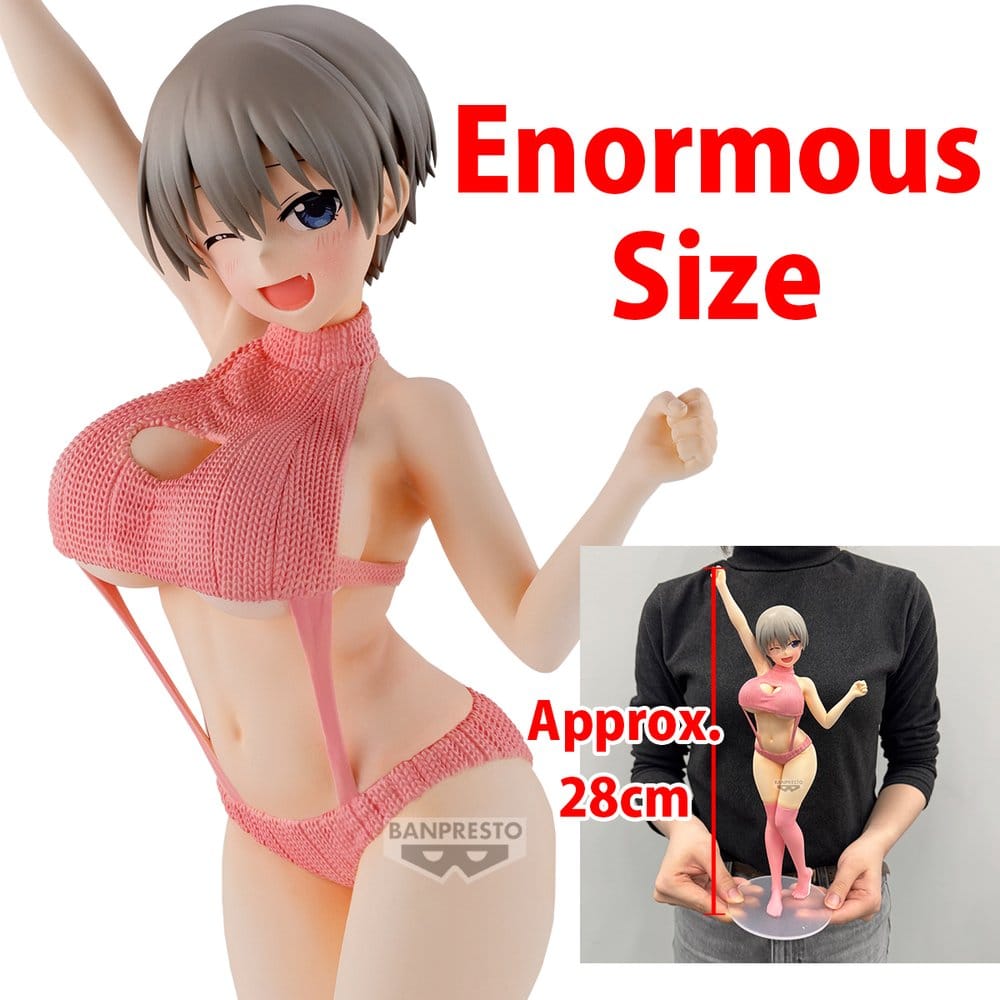 Uzaki-chan Wants to Hang Out! Eternal Romance PVC Figure Hana Uzaki (Sweater Swimsuit Ver.) 28 cm