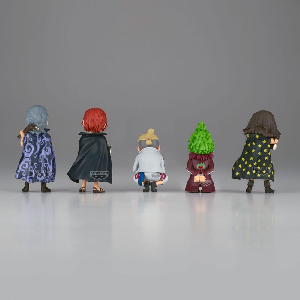 One Piece World Collectable Figure Red Hair Pirates vs Bartolomeo 5 cm Blind Box Display (12)