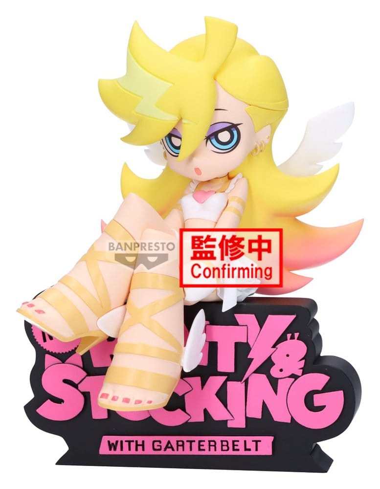 New Panty & Stocking with Garterbelt Monitor Top Figz PVC Figure Panty (Angel ver.) 12 cm