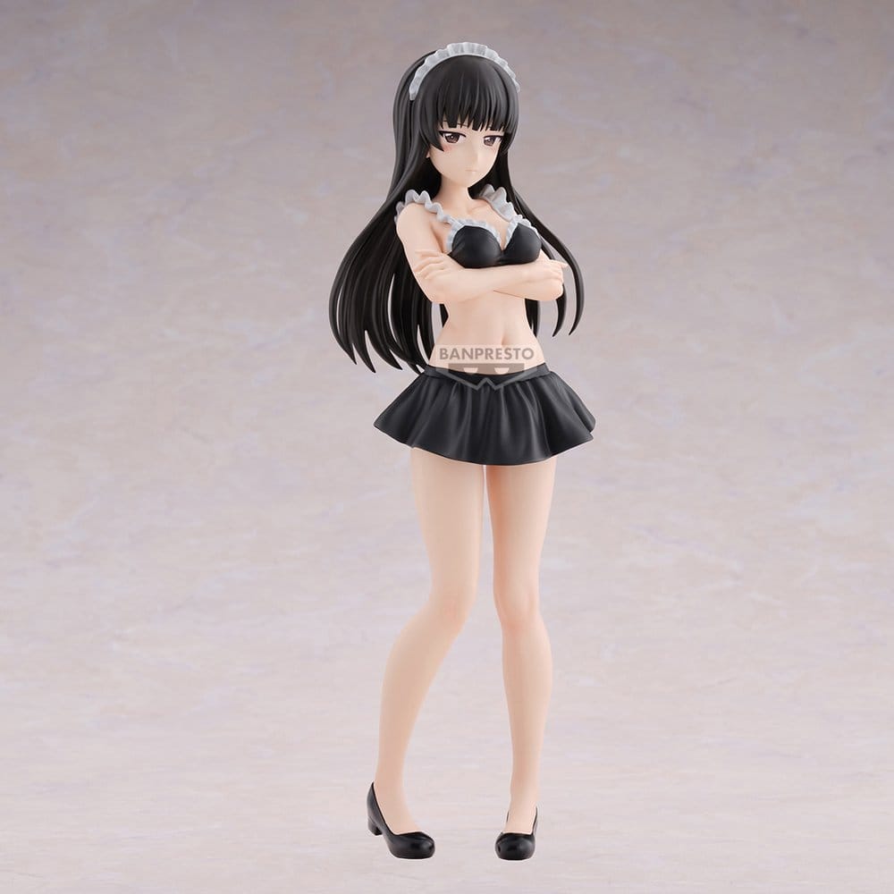 Girls und Panzer das Finale Eternal Romance PVC Figure Shiho Nishizumi Maid Swimsuit Ver. 28 cm