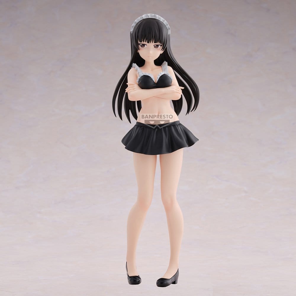 Girls und Panzer das Finale Eternal Romance PVC Figure Shiho Nishizumi Maid Swimsuit Ver. 28 cm