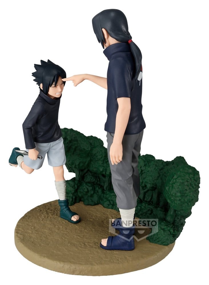 Naruto Shippuden Memorable Saga PVC Figure Sasuke Uchiha & Itachi Uchiha 14 cm