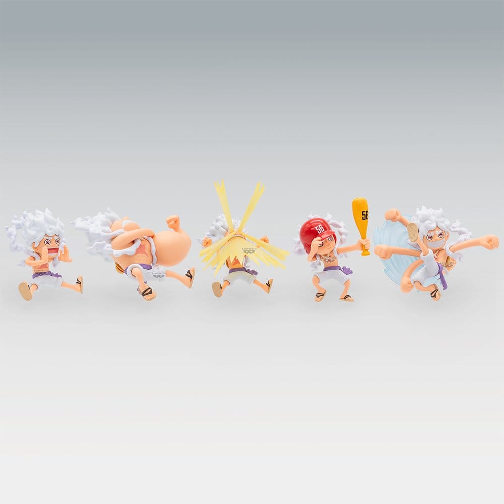 One Piece World Collectable Figure Mini Figures Monkey D. Luffy Gear 5 Special 2 Assortment (12)