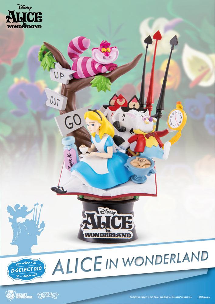 Alice in Wonderland D-Select PVC Diorama 15 cm - Damaged packaging