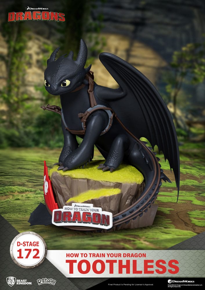 How To Train Your Dragon toothless Statue 14 cm