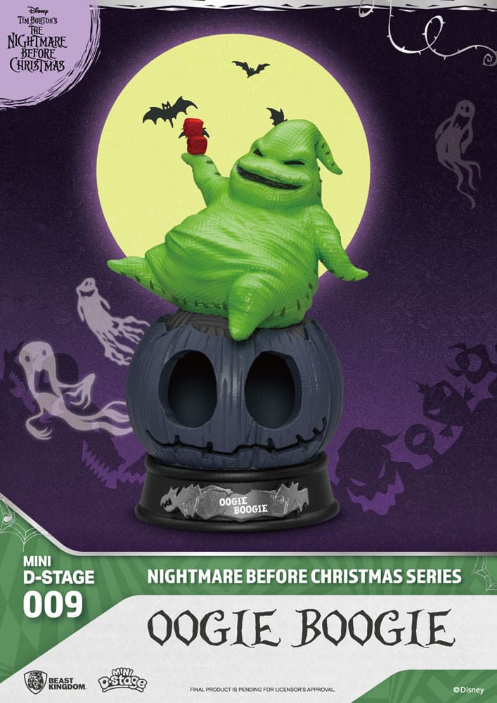 The Nightmare Before Christmas Mini Diorama Stage PVC Figure Oogie Boogie 10 cm