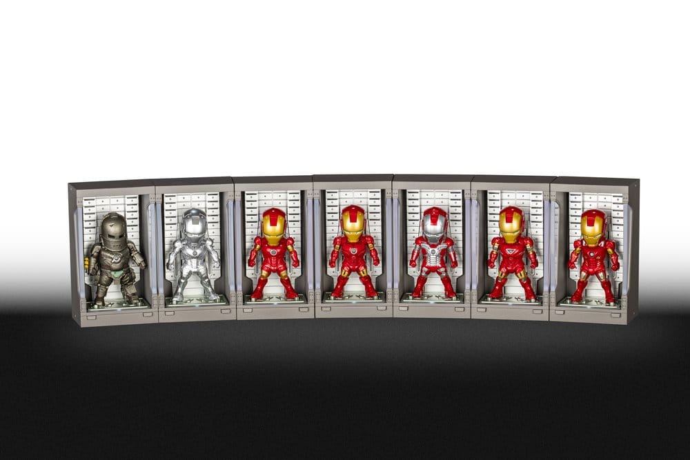 Marvel Mini Egg Mini Figures Iron Man Hall of Armor Blind Box Assortment (6) 8 cm