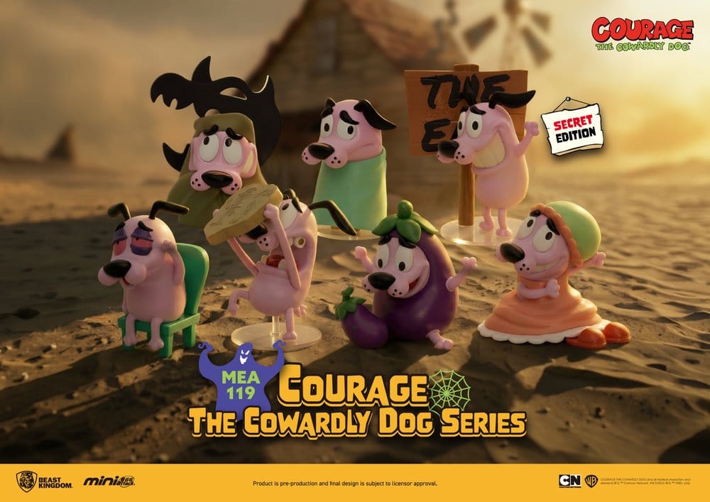 Courage the Cowardly Dog Mini Egg Attack Blind Box Figures Assortment 8 cm (6)