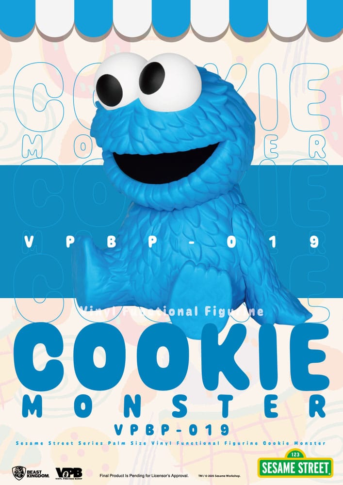 Sesame Street Piggy Vinyl Bank Cookie Monster 12 cm
