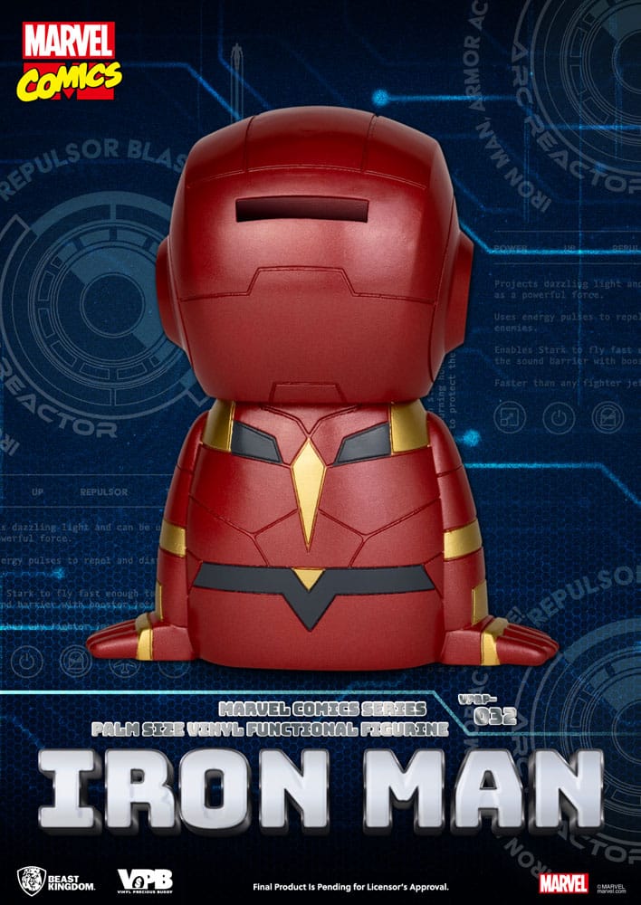 Classic Marvel Comics Piggy Vinyl Bank Iron Man 12 cm