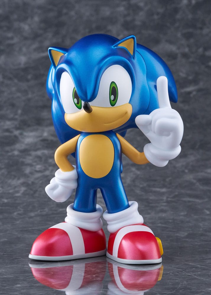 Sonic The Hedgehog Sofbi Vinyl Figure Sonic Metallic Ver. 15 cm