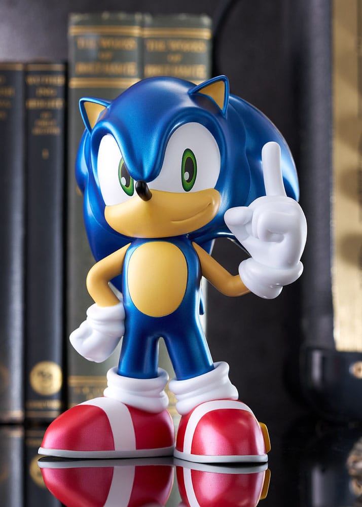 Sonic The Hedgehog Sofbi Vinyl Figure Sonic Metallic Ver. 15 cm