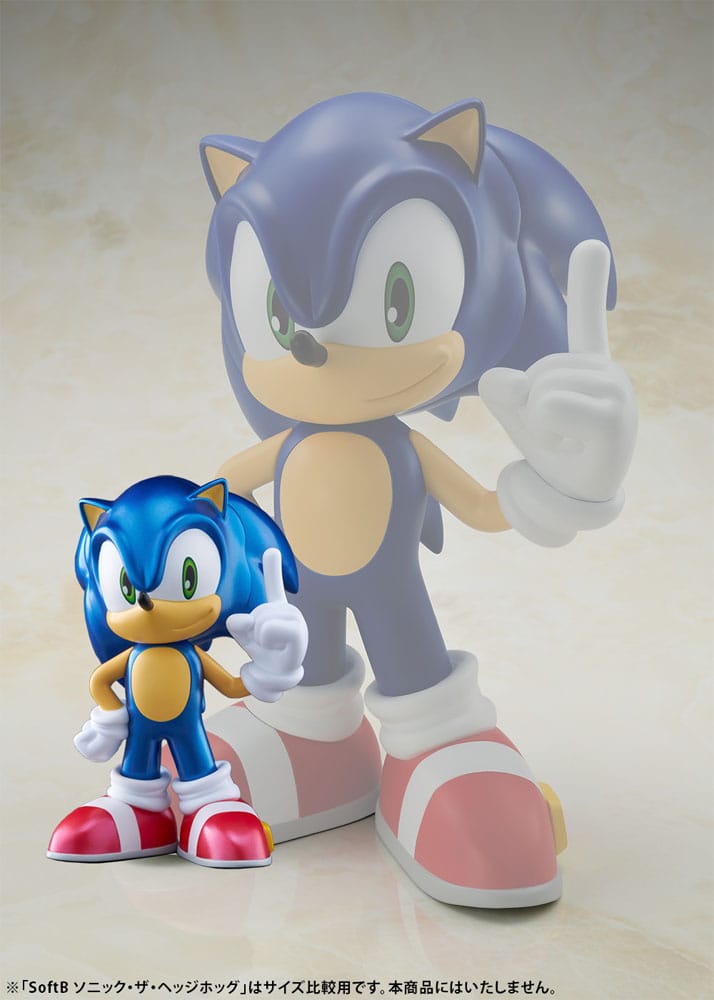 Sonic The Hedgehog Sofbi Vinyl Figure Sonic Metallic Ver. 15 cm