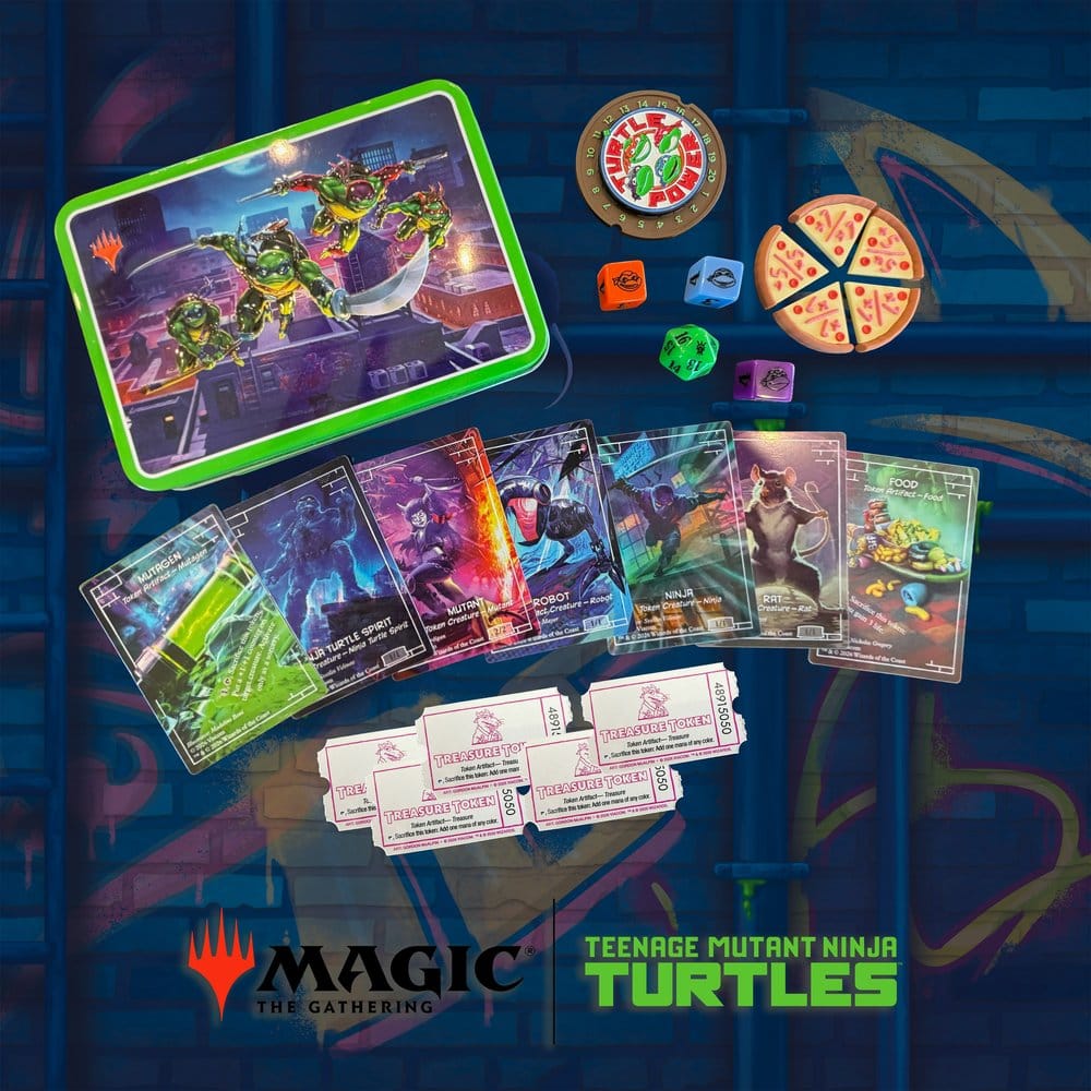 Magic the Gathering Dice and Token Pack Teenage Mutant Ninja Turtles *English*