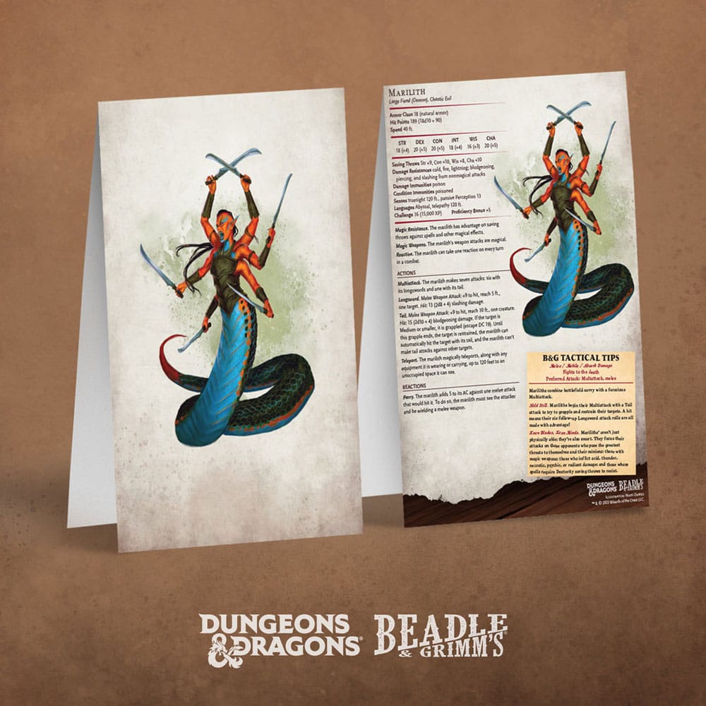 Dungeons & Dragons RPG Encounter Cards Challenge Rating 7+: Pack 1