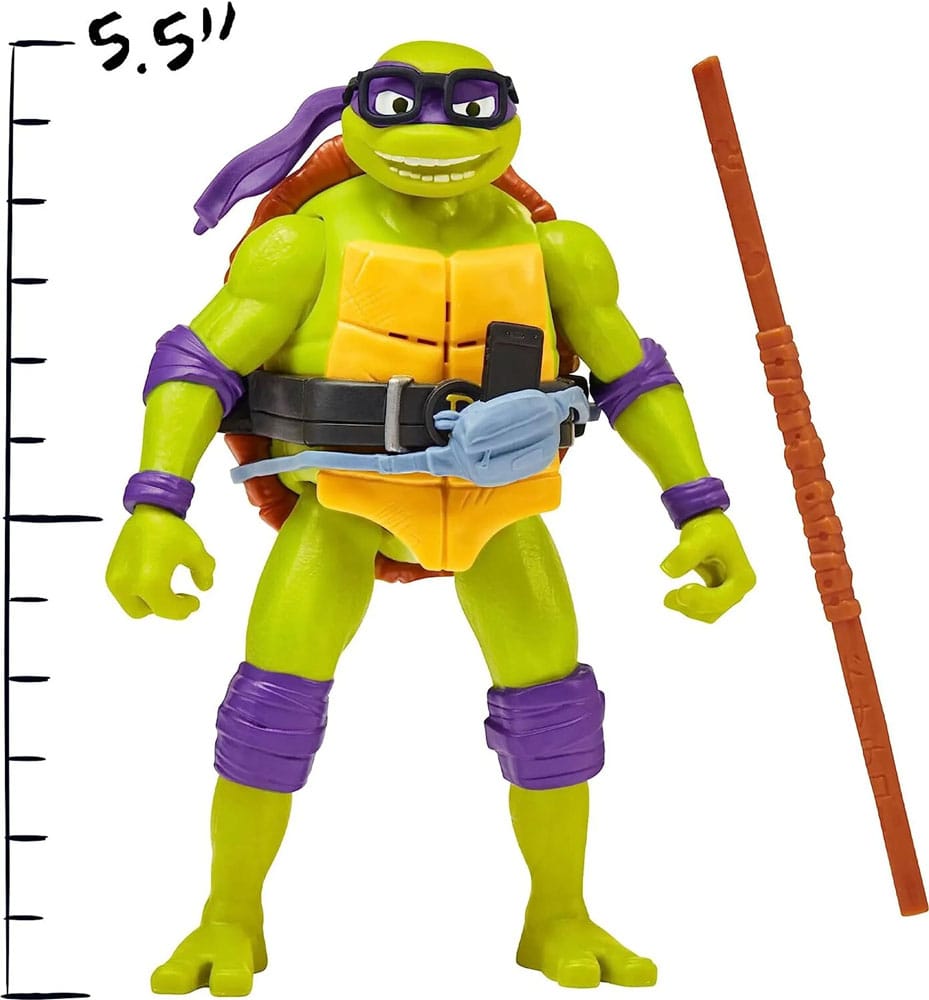 Teenage Mutant Ninja Turtles: Mutant Mayhem Ninja Shouts Action Figure Donatello 14 cm