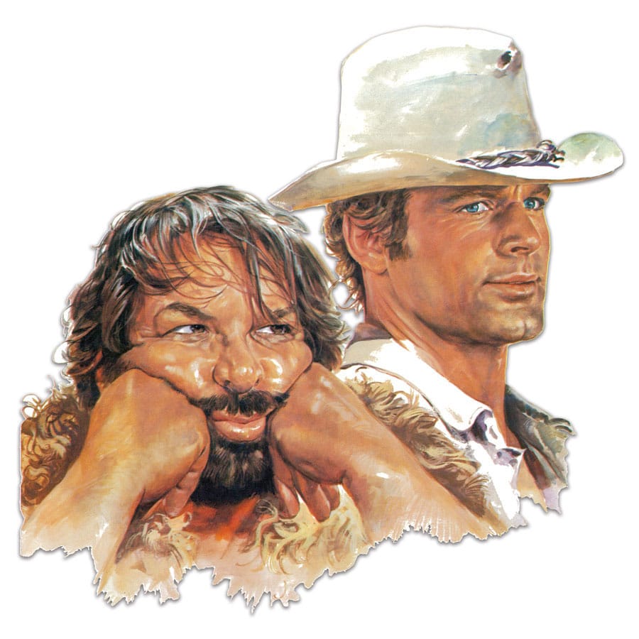 Bud Spencer & Terence Hill 3D Tin Sign Bud & Terence 45 x 45 cm