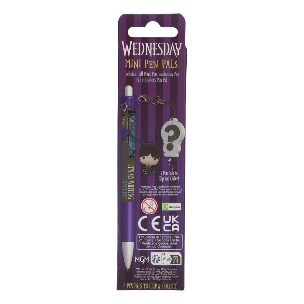 Wednesday Mini Pen Pal Pen & Pen Dangler Set