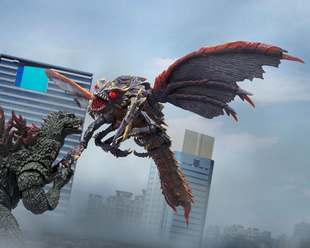 Godzilla S.H. Monster Arts Action Figure Megaguirus Evolution Set 21 cm