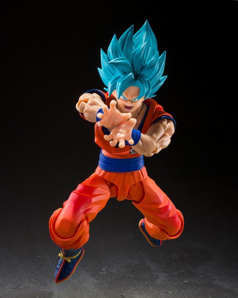Dragon Ball Super S.H.Figuarts Action Figure Super Saiyan God Super Son Guko (Blue power transcending Limits) 15 cm