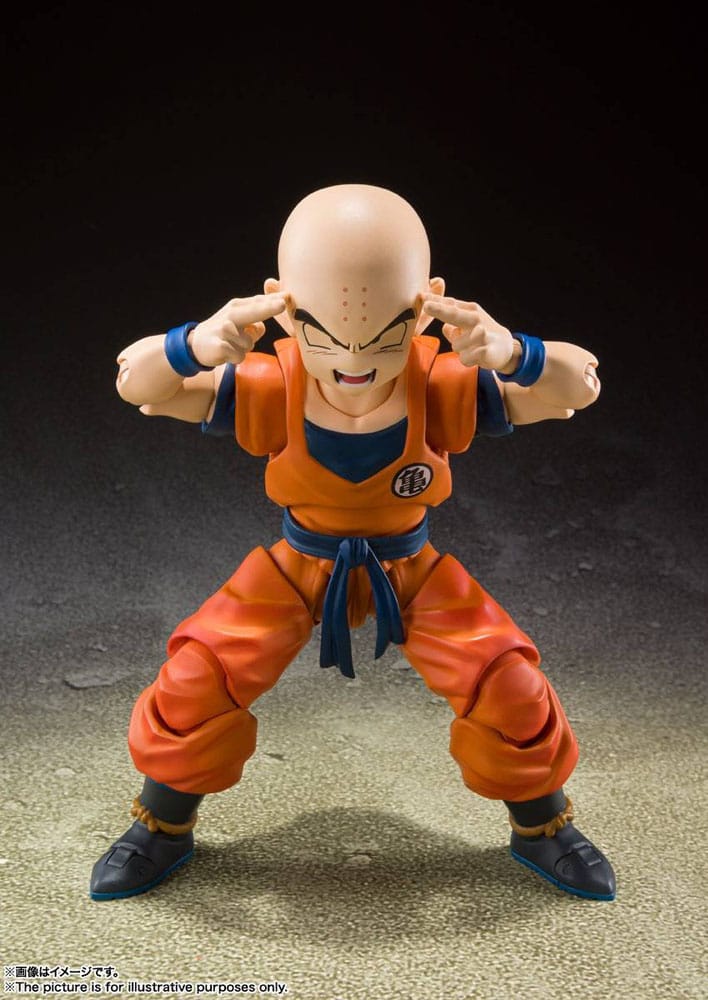 Dragon Ball Z S.H. Figuarts Action Figure Krillin-Earth's Strongest Man 12 cm