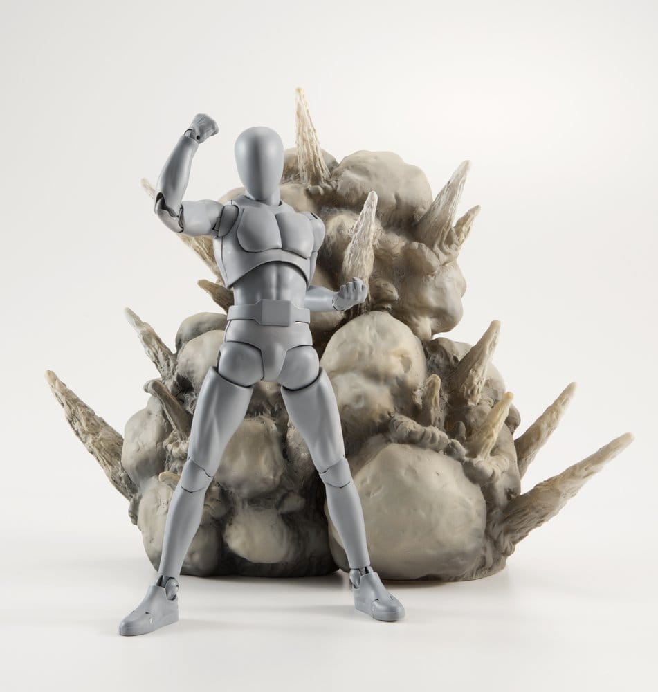 Tamashii Effect Action Figure Accessory Explosion Gray Ver. for S.H.Figuarts