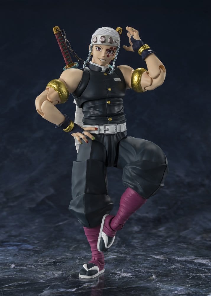 Demon Slayer: Kimetsu no Yaiba S.H.Figuarts Action Figure Uzui Tengen 17 cm