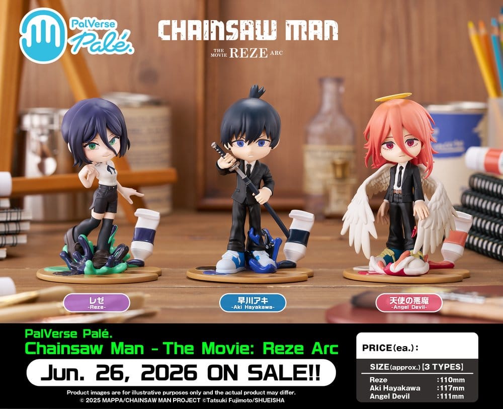 Chainsaw Man The Movie: Reze Arc PalVerse PVC Statue Aki Hayakawa 11 cm