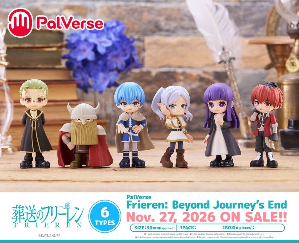 Frieren: Beyond Journey's End PalVerse Mini Figures Blind Box Display (6)