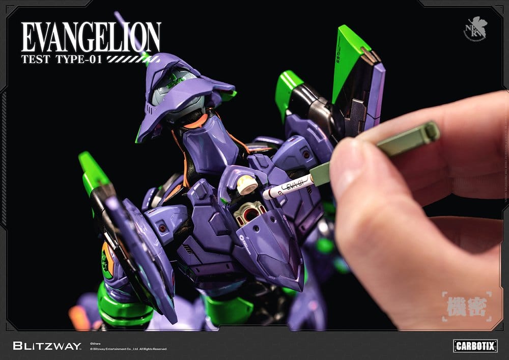 Evangelion Carbotix Action Figure Evangelion Unit-01 Test Type (DX Ver.) 33 cm