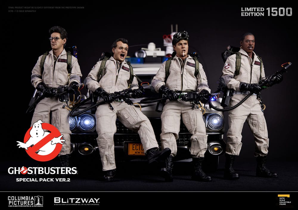 Ghostbusters Premium UMS Action Figure 4-Pack 1/6 Venkman, Stantz, Spengler, Zeddemore Ver. 2 31 cm