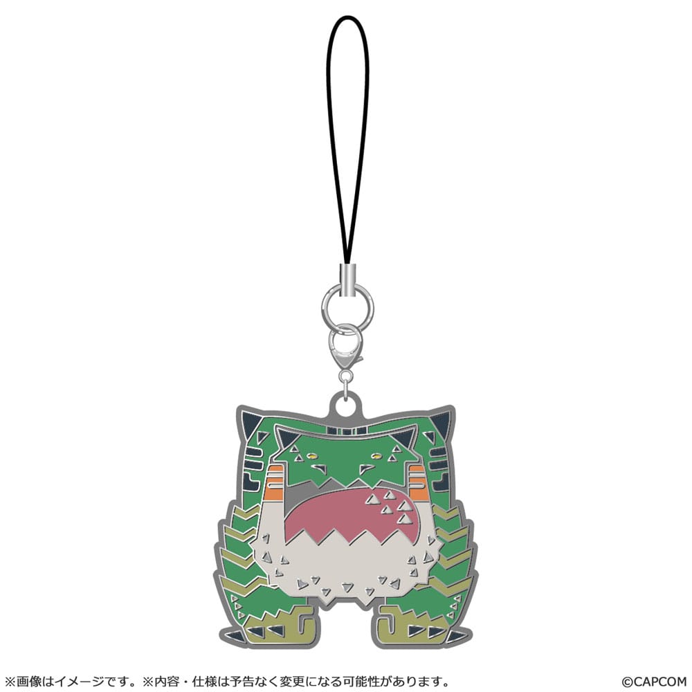 Monster Hunter Wilds Metal Keychain Monster Icon 5 cm Assortment (10)