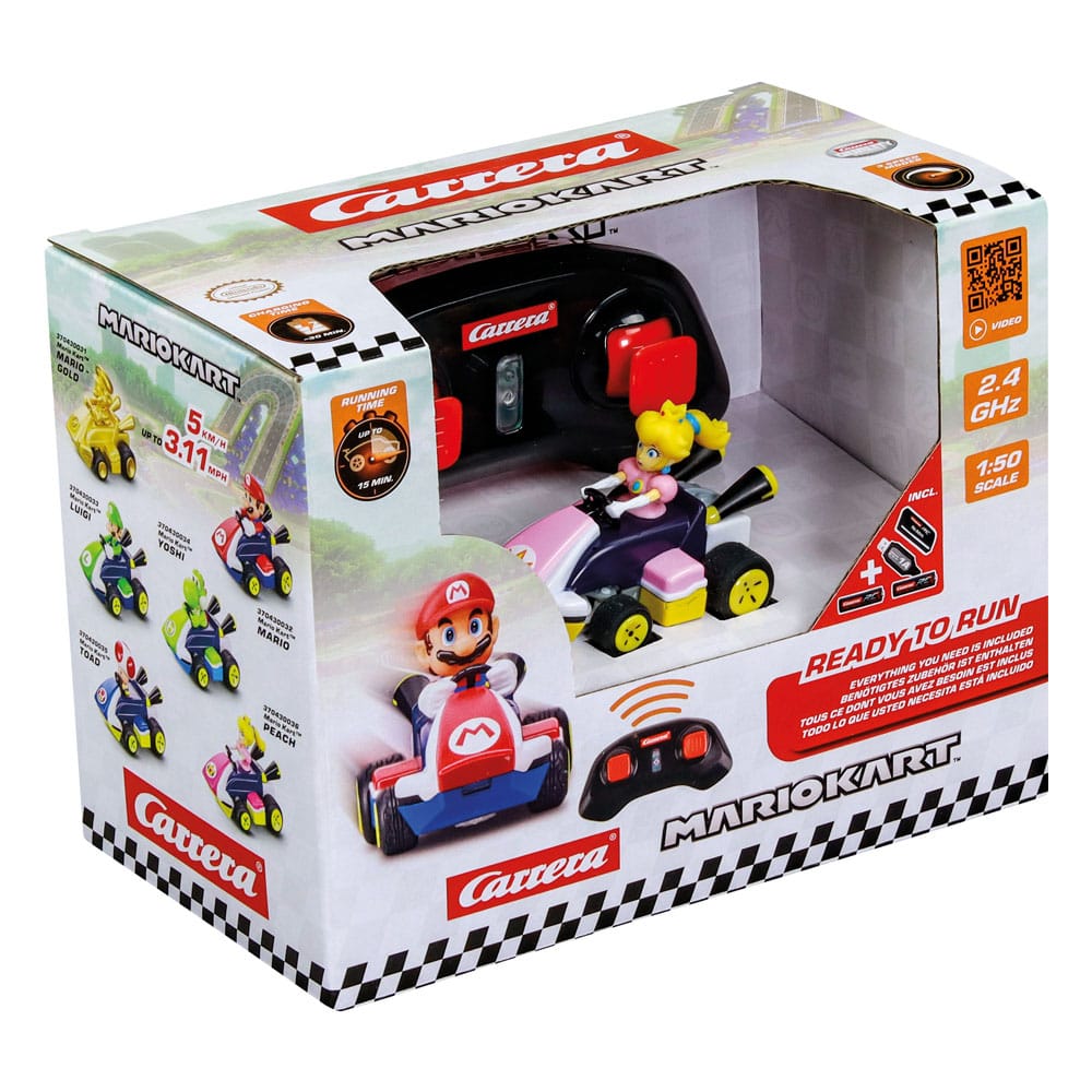 Super Mario Kart RC remote-controlled Car 1/50 2.4GHz Mini Peach