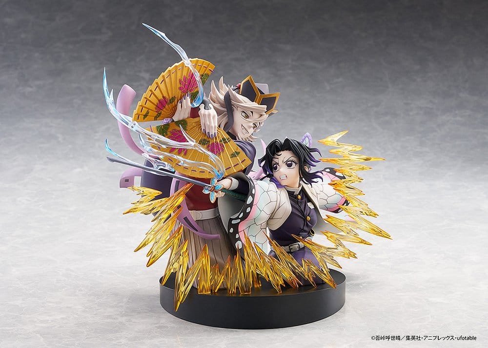 Demon Slayer: Kimetsu no Yaiba PVC Figures 2-Pack Shinobu Kocho & Doma 18 cm