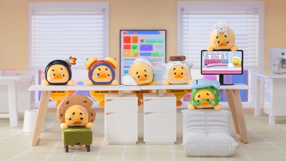 Upset Duck: Status Display Duck Blind Box figure 5 cm Display (6)