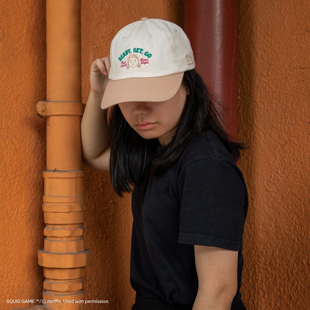 Squid Game Curved Bill Cap Red light, green light