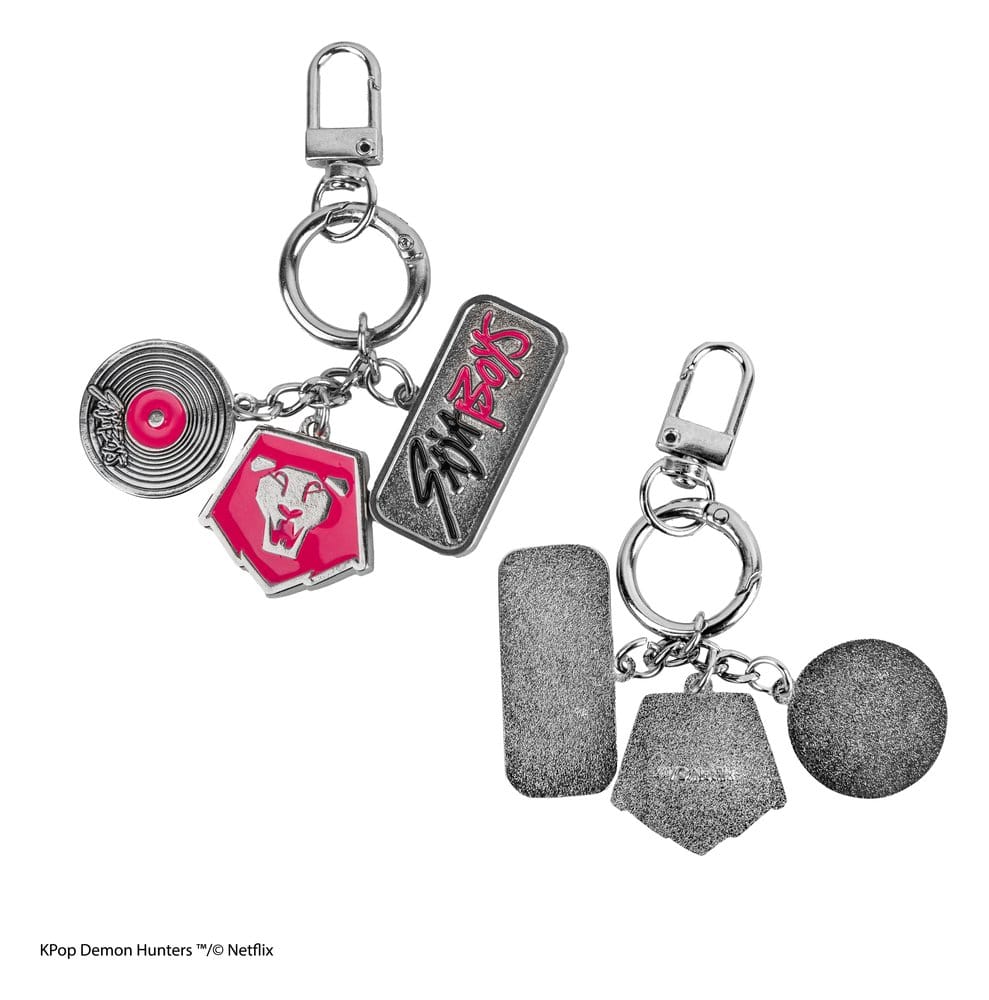 KPop Demon Hunters Charm Keychain Saja Boys