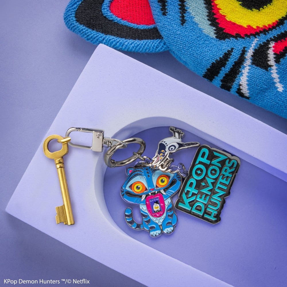 KPop Demon Hunters Charm Keyring Derpy & Sussie