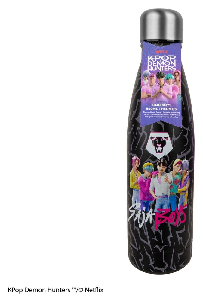 KPop Demon Hunters Water Bottle Saja Boys