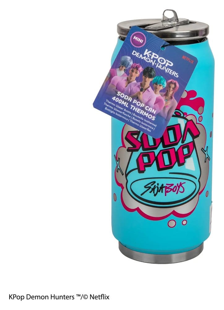 KPop Demon Hunters Thermal Straw Mug Soda Pop Can